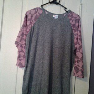 LuLaRoe Randy Baseball Tee ... Size L ... EUC!